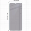 Prywatyzujące szkło hybrydowe Bizon Glass Mule Shadow do Galaxy S25, matowe
