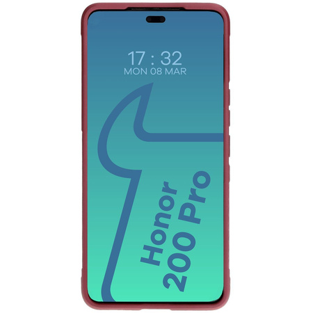 Pancerne etui Bizon Case Tur do Honor 200 Pro, ciemnofioletowe