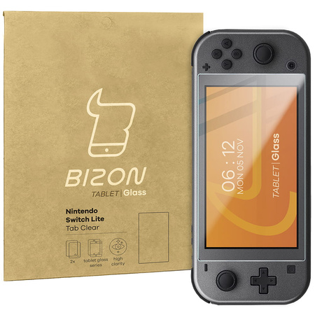 Szkło hartowane Bizon Glass Tab Clear do Nintendo Switch Lite