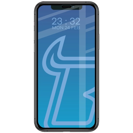 Szkło hartowane Bizon Glass Edge do iPhone 11 Pro / Xs, czarne