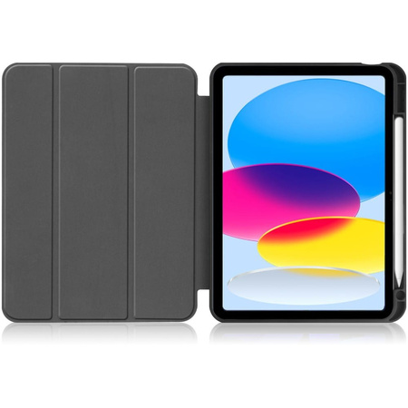 Etui Bizon Case Tab Lizard do iPad 11 / 10 gen. 2025 / 2022, ciemnozielone