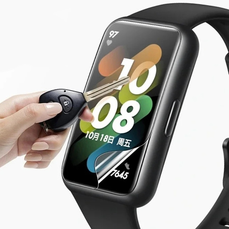 Folia hydrożelowa na ekran Bizon Glass Watch Hydrogel Duo do Huawei Band 9 / Band 8, 2 sztuki