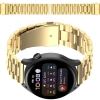 Pasek ze stali nierdzewnej do smartwatcha, Bizon Strap Watch Aura, QuickRelease 20 mm, złoty