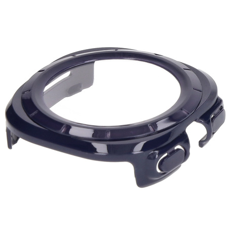 Etui ze szkłem do zegarka Bizon Case+Glass Watch do Galaxy Watch Ultra 2 / 1, niebieskie