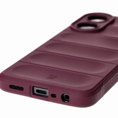 Pancerne etui Bizon Case Tur do Oppo A78 4G, burgundowe