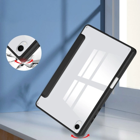 Etui z klapką Bizon Case Tab Clear Matt do Galaxy Tab S11, czarne