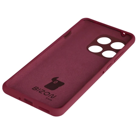 Silikonowe etui Bizon Soft Case do Motorola Edge 60 Pro, ciemnofioletowe
