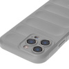 Pancerne etui Bizon Case Tur do iPhone 16 Pro Max, jasnoszare