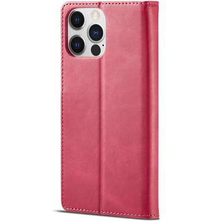 Etui Bizon Case Wallet do iPhone 13 Pro Max, różowe