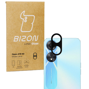 Szkło na aparat Bizon Glass Lens do Oppo A78, 2 sztuki