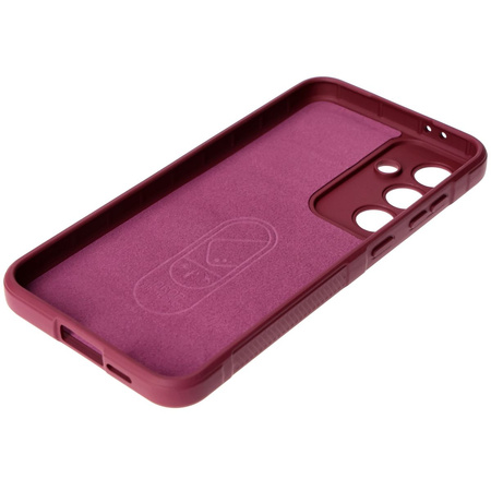 Pancerne etui Bizon Case Tur do Galaxy S24 FE, burgundowe