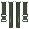 Silikonowy pasek Bizon Strap Watch Silicone S do Google Pixel Watch 4/3 (45mm), ciemnozielony