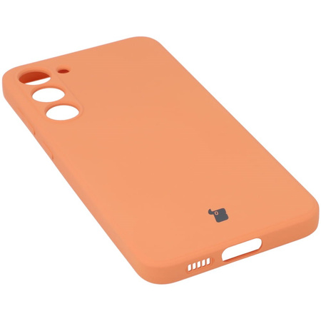 Etui Bizon Case Silicone Sq do Galaxy S23 Plus, pomarańczowe