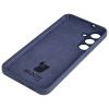 Silikonowe etui Bizon Soft Case do Galaxy S25 FE, ciemnoniebieskie