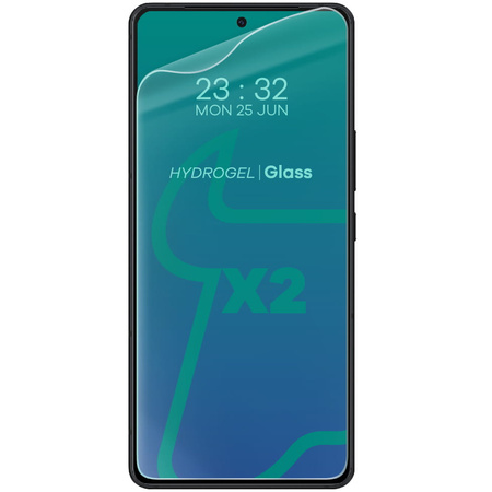 Folia hydrożelowa na ekran Bizon Glass Hydrogel Front Duo do Asus ROG Phone 9 / 9 Pro / 8 / 8 Pro, Asus Zenfone 11 Ultra , 2 sztuki