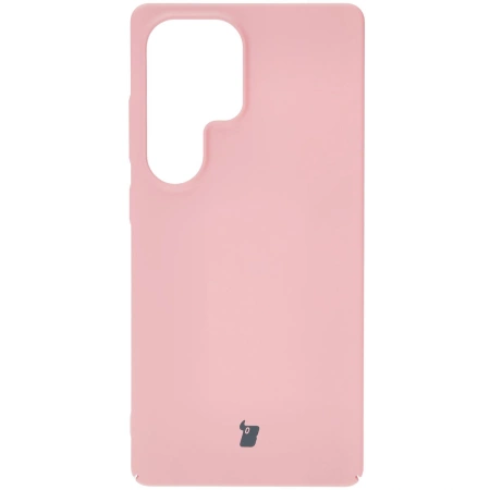 Etui Bizon Case Łupka do Galaxy S25 Ultra, różowe