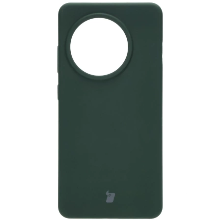 Silikonowe etui Bizon Soft Case do OnePlus 13R, ciemnozielone