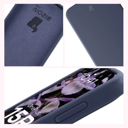 Silikonowe etui Bizon Soft Case do OnePlus 15R, ciemnoniebieskie