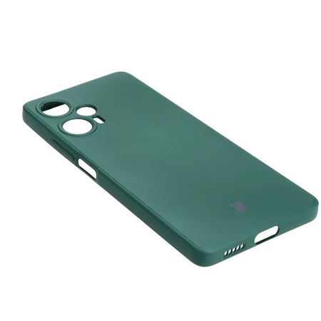 Etui Bizon Case Silicone Sq do Xiaomi Poco F5, ciemnozielone