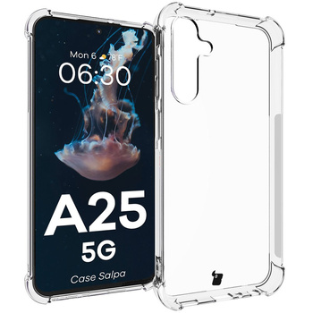 Elastyczne etui Bizon Case Salpa do Galaxy A25 5G, przezroczyste