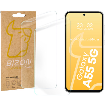 Folia matowa Bizon Glass Hydrogel Sun do Galaxy A55 5G, 2 sztuki