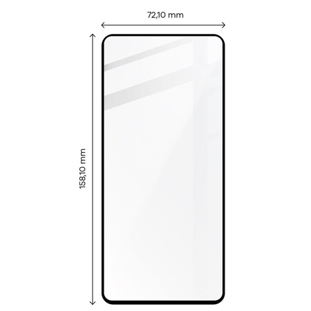 2x Szkło + szybka na aparat Bizon Edge 2 Pack do Poco X5 Pro