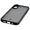 Etui Bizon Case Angelo do iPhone 17, przydymione z czarną ramką