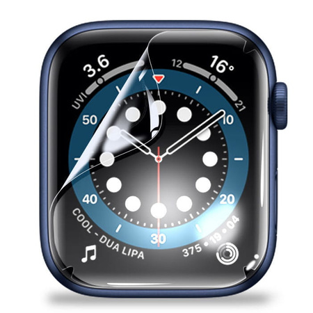 Folia hydrożelowa na ekran Bizon Glass Watch Hydrogel Duo, Apple Watch 8/7 45mm, 2 sztuki