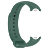 Silikonowy pasek Bizon Strap Watch Dots do Xiaomi Smart Band 10 / 9 / 9 NFC / 8, ciemnozielony