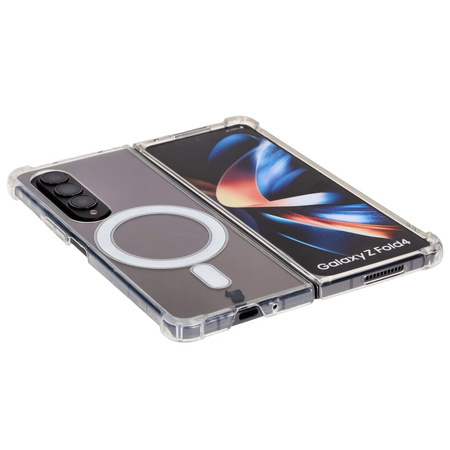 Etui Bizon Case Pure MagSafe do Samsung Galaxy Z Fold4, przezroczyste