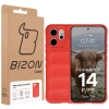 Pancerne etui Bizon Case Tur do Oppo Reno 14 F / 14 FS, czerwone