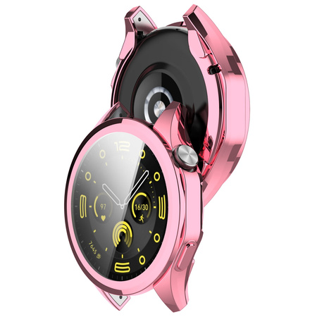 Etui Bizon Case Watch Felipe do Huawei Watch GT 4 46 mm, różowe
