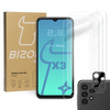 Szkło hartowane Bizon Glass Clear - 3 szt. + obiektyw, Galaxy A13 4G