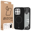 Silikonowe etui z pierścieniem magnetycznym Bizon Soft Case Magnetic do Xiaomi 17, czarne