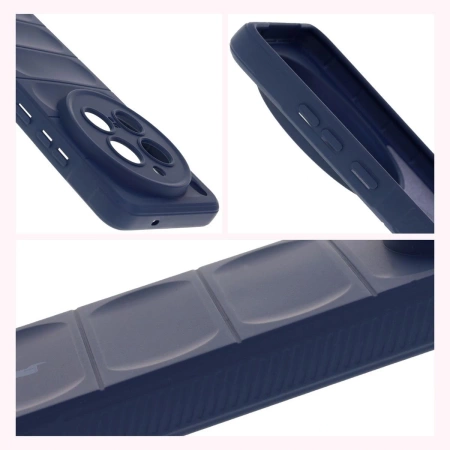 Pancerne etui Bizon Case Tur do Vivo X200 Pro, granatowe
