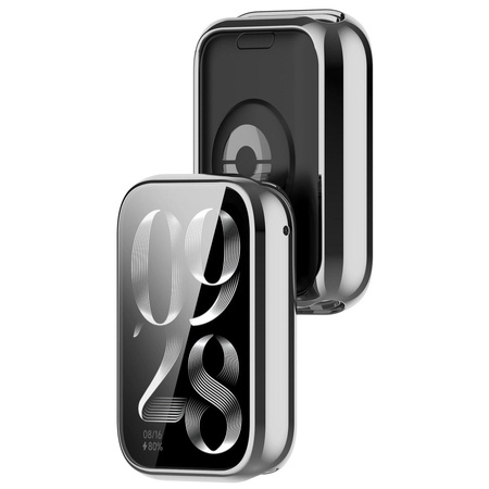 Etui Bizon Case Watch Felipe do Xiaomi Smart Band 8 Pro, srebrne
