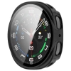 Etui ze szkłem do zegarka Bizon Case+Glass Watch do Samsung Galaxy Watch 8 44 mm, czarne