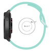 Pasek silikonowy do smartwatcha, Bizon Strap Watch Silicone Pro N, Quick Release 22 mm, turkusowy