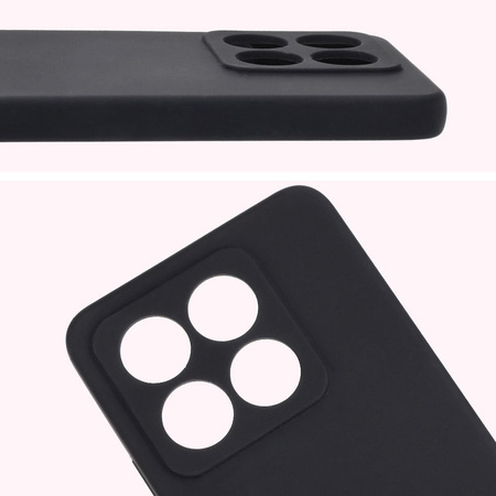 Silikonowe etui Bizon Soft Case do Xiaomi 14T, czarne