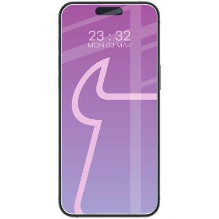 Elastyczne szkło hybrydowe Bizon Glass Mule do iPhone 17 Pro Max