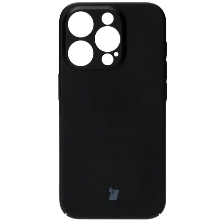 Etui Bizon Case Łupka do iPhone 15 Pro, czarne