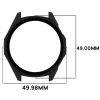Etui ze szkłem do zegarka Bizon Case+Glass Watch do Huawei Watch GT6 46 mm, matowe czarne