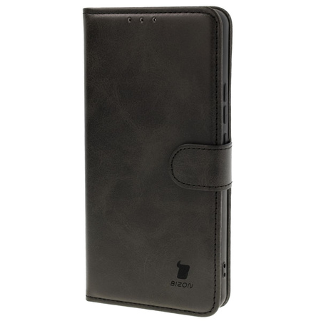 Etui z klapką Bizon Case Pocket do Xiaomi Redmi Note 14 5G / Poco M7 Pro 5G, czarne