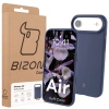 Silikonowe etui Bizon Soft Case do iPhone Air, ciemnoniebieskie