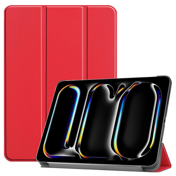 Etui Bizon Case Tab Croc do iPad Pro 13" 2025 / 2024, czerwone