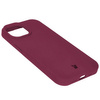Etui silikonowe Bizon Soft Case do iPhone 15, ciemnofioletowe