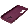 Silikonowe etui Bizon Soft Case do Galaxy S25 Plus, ciemnofioletowe
