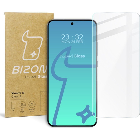 Szkło hartowane Bizon Glass Clear 2 do Xiaomi 13, Xiaomi 14