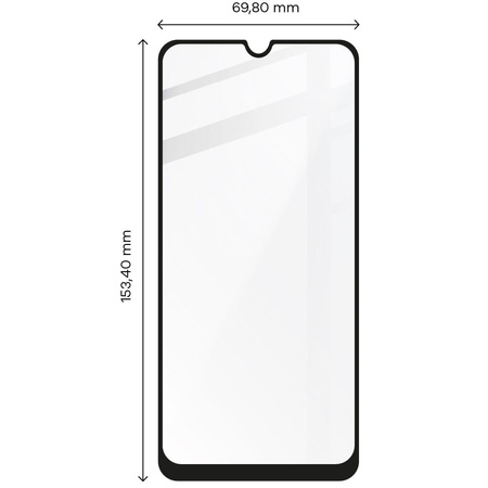 Szkło hartowane Bizon Glass Edge do Galaxy A22 4G / M22, czarne