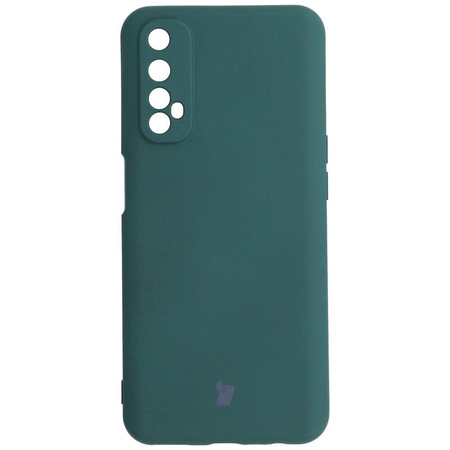 Etui Bizon Case Silicone do Realme 7, ciemnozielone